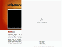 Tablet Screenshot of hawkmachine.ca